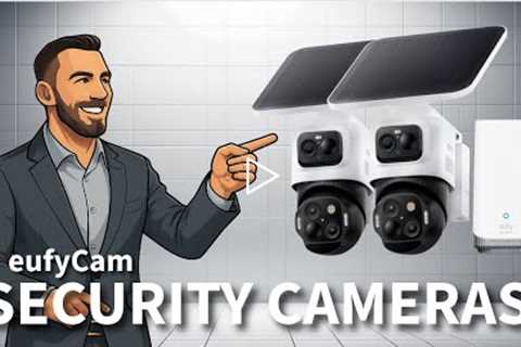 eufyCam S4 2-Cam Kit - Revolutionary Triple-Lens Bullet-PTZ Camera w/ PTZ Tracking and Auto-Framing