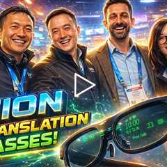 CES 2026 - LEION Hey2 Professional AR Translation Glasses: 0.5s Response, Over 100 Languages