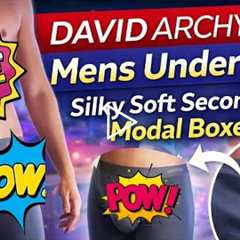 DAVID ARCHY Mens Underwear Silky Soft Second Skin Modal Boxer