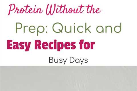 Achieve your fitness and weight loss goals with these high-protein dishes.