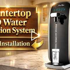 SimPure Y7P-BW 5 Stage Countertop RO Water Filtration System - Zero Installation