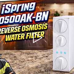 iSpring RO500AK-BN Water Filtration System - high-quality water purification, 500GPD, NSF Certified