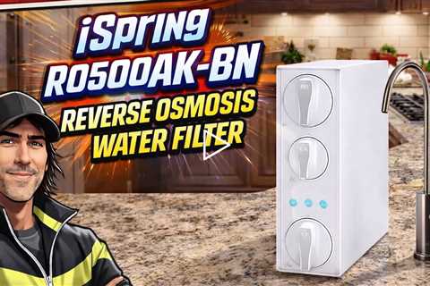 iSpring RO500AK-BN Water Filtration System - high-quality water purification, 500GPD, NSF Certified