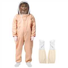 Ventilated Beekeeper Suit with Removable Face Cover