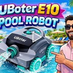 UBoter E10 Pool Robot - Dual-Layer Filtration, Obstacle Crossing, Enhanced Edge & Corner Cleaning
