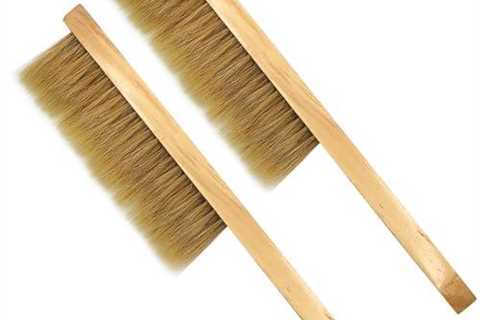 Bee Brush Set with Wooden Handle and Horse Hair