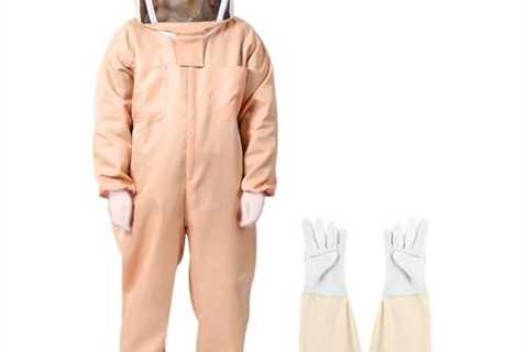 Ventilated Beekeeper Suit with Removable Face Cover