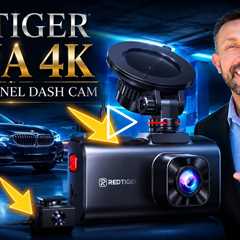 REDTIGER F7NA 4K Dual Channel Dash Cam 4K Front 1080P Rear, STARVIS 2 IMX678, WDR, HDR Night Vision