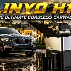 LINYO H1 The Ultimate Cordless Carwash - paint-safe clean using just 0.5 gallons of water