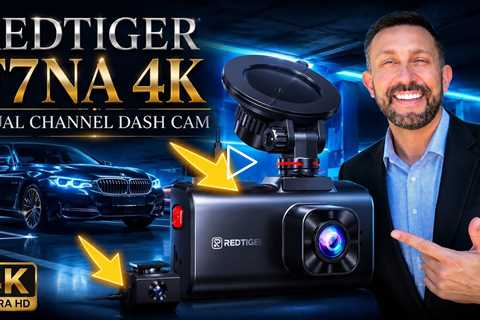 REDTIGER F7NA 4K Dual Channel Dash Cam 4K Front 1080P Rear, STARVIS 2 IMX678, WDR, HDR Night Vision