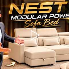FlexiSpot Nest Modular Power Sofa Bed Review | Power Reclining Sofa with Storage 💰